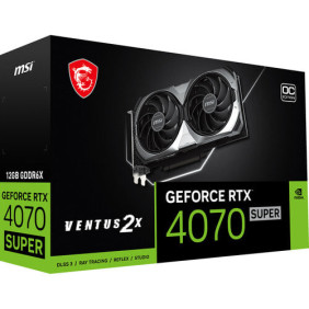 MSI GeForce RTX 4070 SUPER 12G VENTUS 2X OC Graphics Card